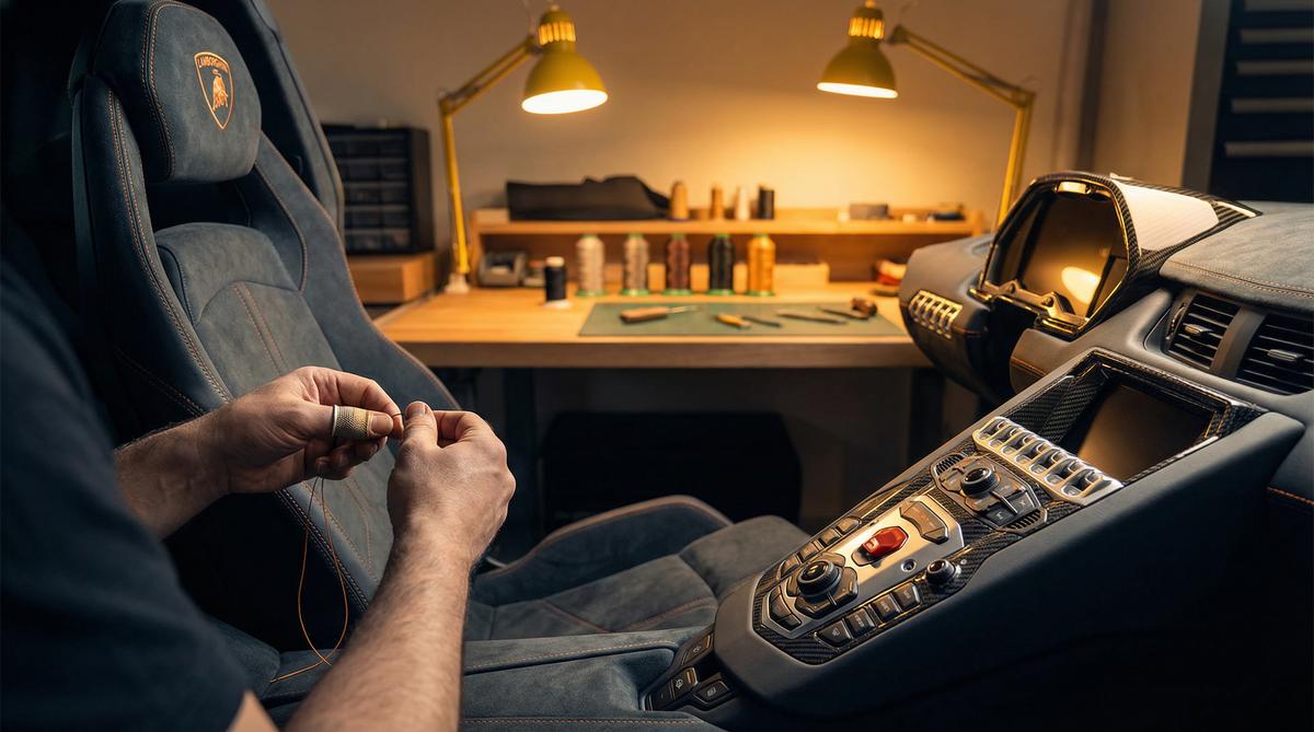 偷拍汽车改装视频-豪华内饰手工定制